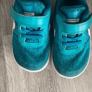 Teal/ Green Nikes